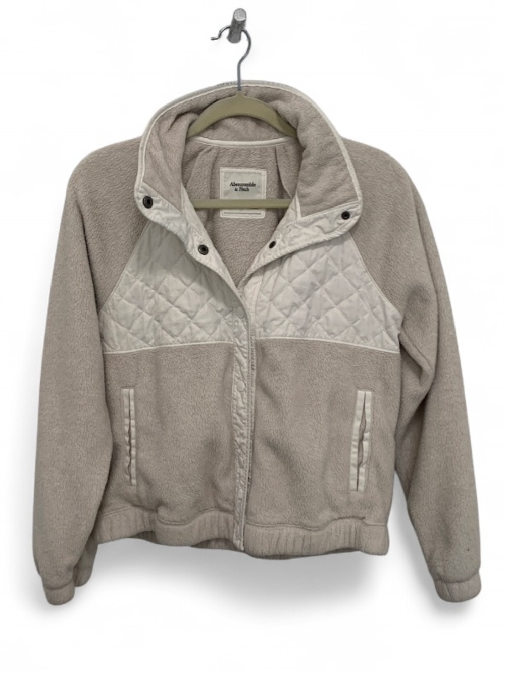 Abercrombie & Fitch Quilted Fleece Sweatshirt